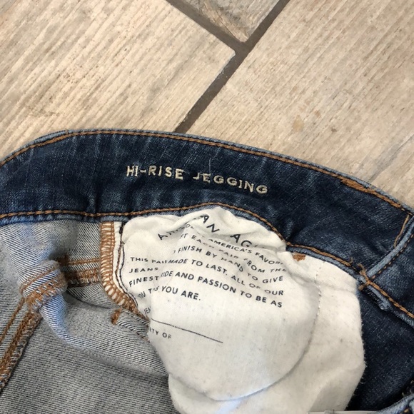 High rise jeggings all holes are faux - Picture 5 of 9